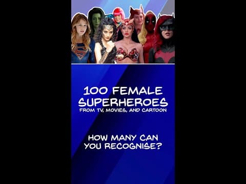 100 Superheroines Challenge
