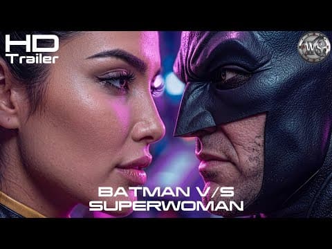 BATMAN VS SUPERWOMAN | A I scene re-invention [CRISIS ON INFINITE EARTHS] 4K